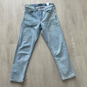 Banana Republic mid-rise straight light blue size 25